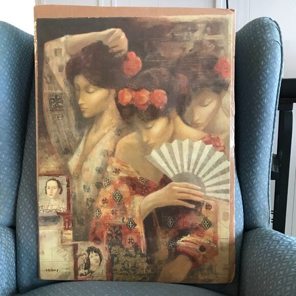 "Maids of Honour I" by Peter Nixon Seriolithograph - Picture 2 of 7